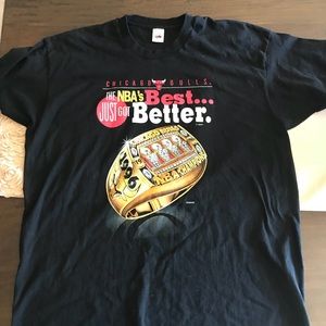 1996 Chicago Bulls Champion T-shirt Vintage (XXL)